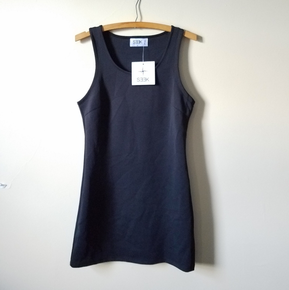 Seek The Label Black Small Sleeveless Dress New With Tags - Picture 5 of 5
